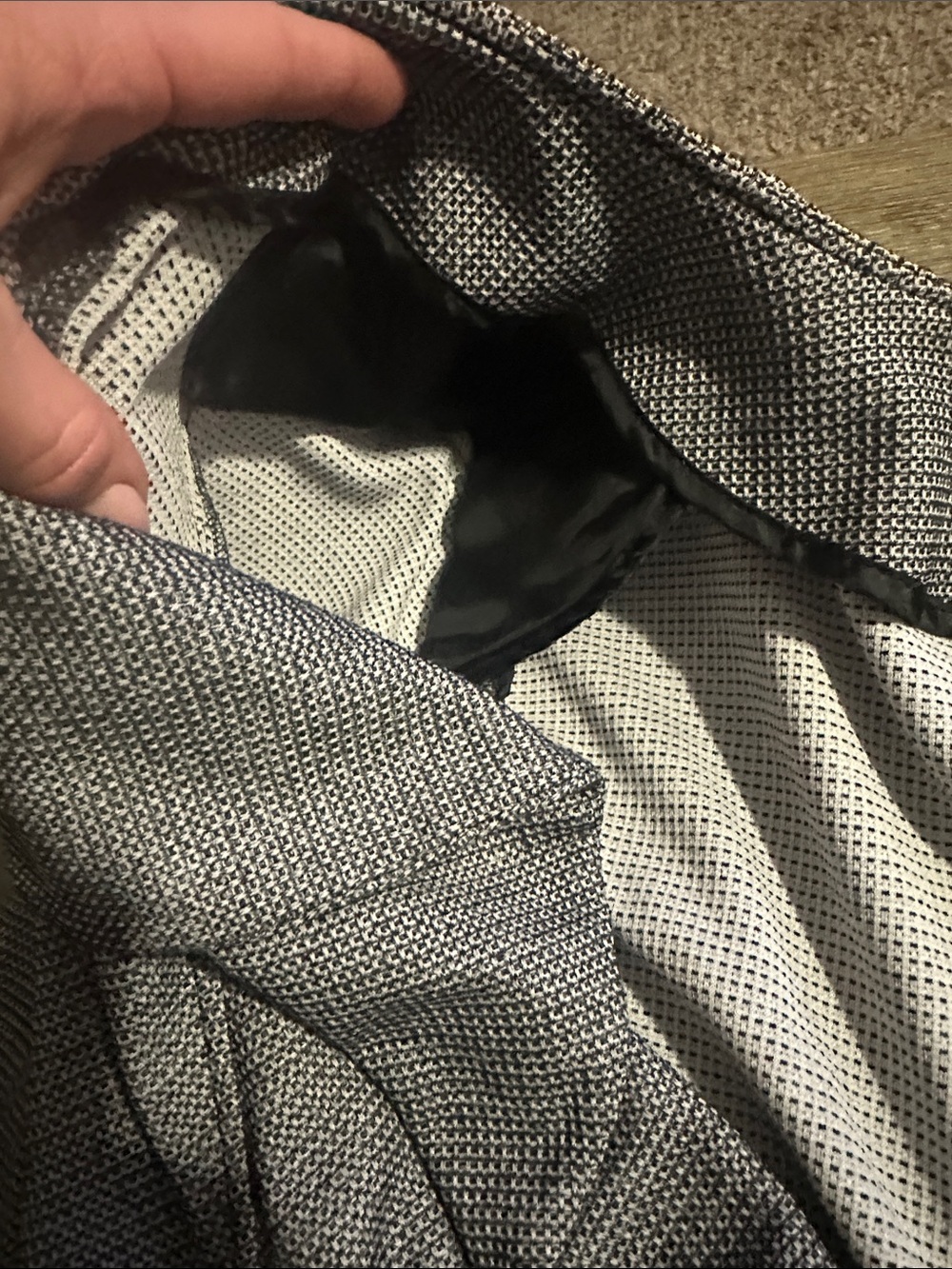 Evan Picone Gray Textured Open Cardigan - Picture 4 of 5